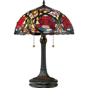 Quoizel Larissa 2 Light Tiffany Table Lamp